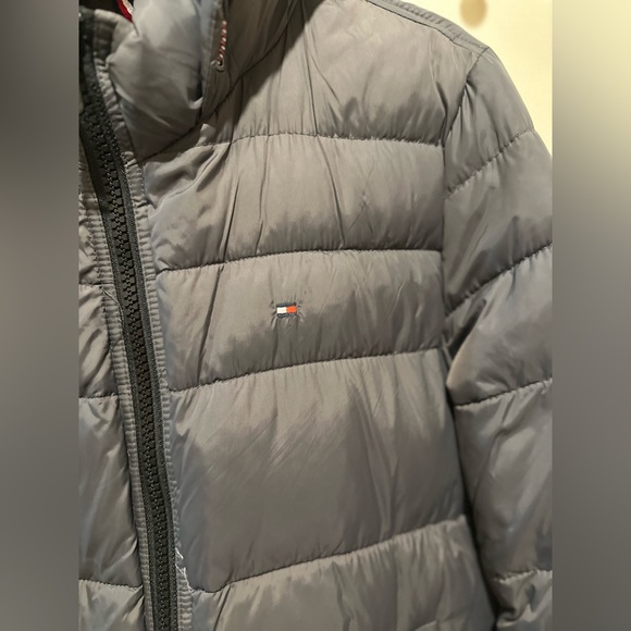 Men’s Small Grey Tommy Hilfiger puffer jacket - Picture 4 of 4